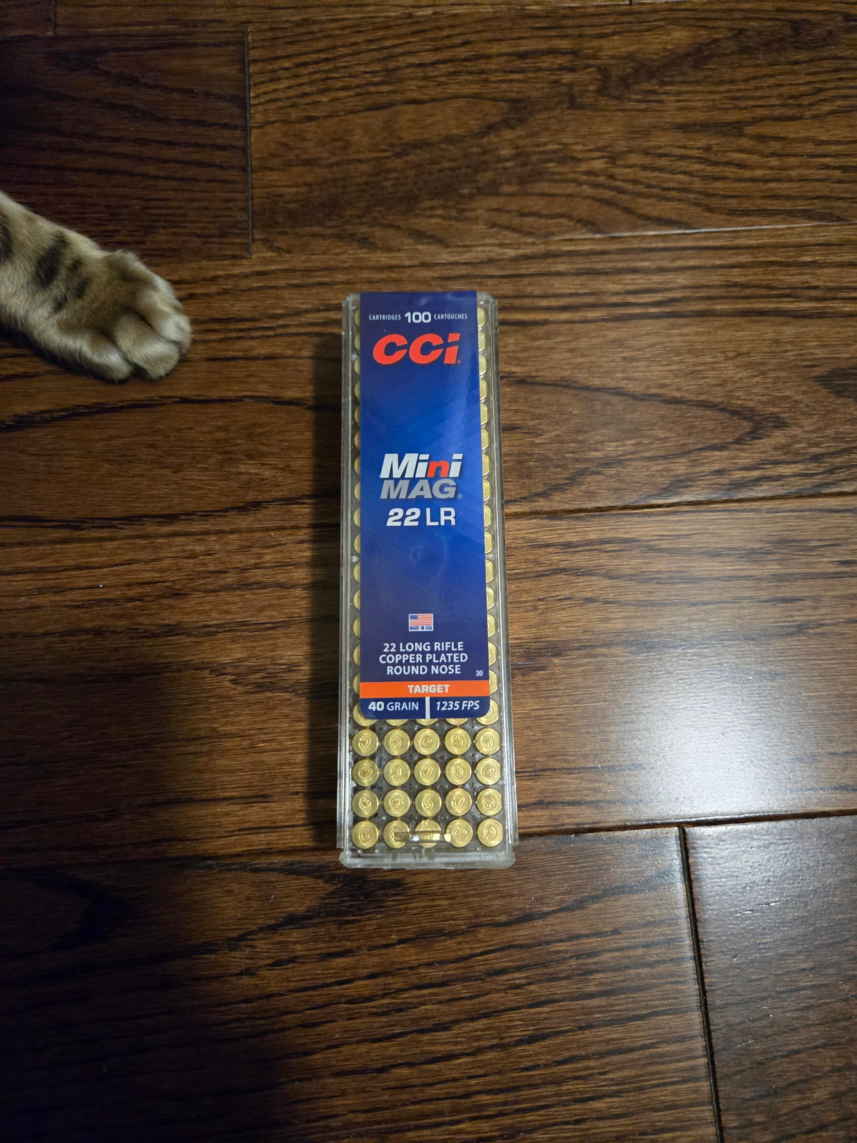 Photo of 22lr CCI mini mag 1000 rounds