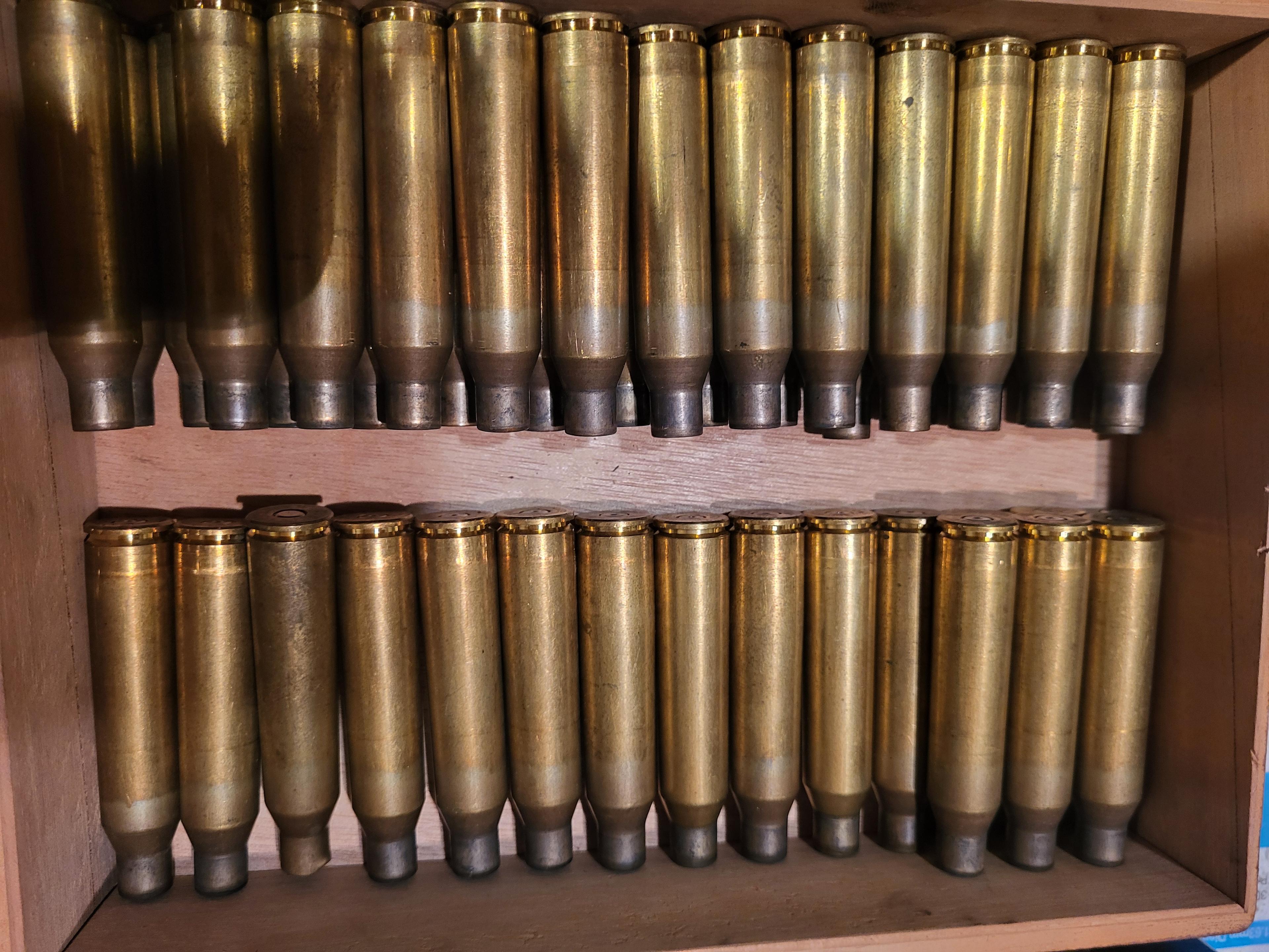 Photo of 338 Lapua brass/bullets