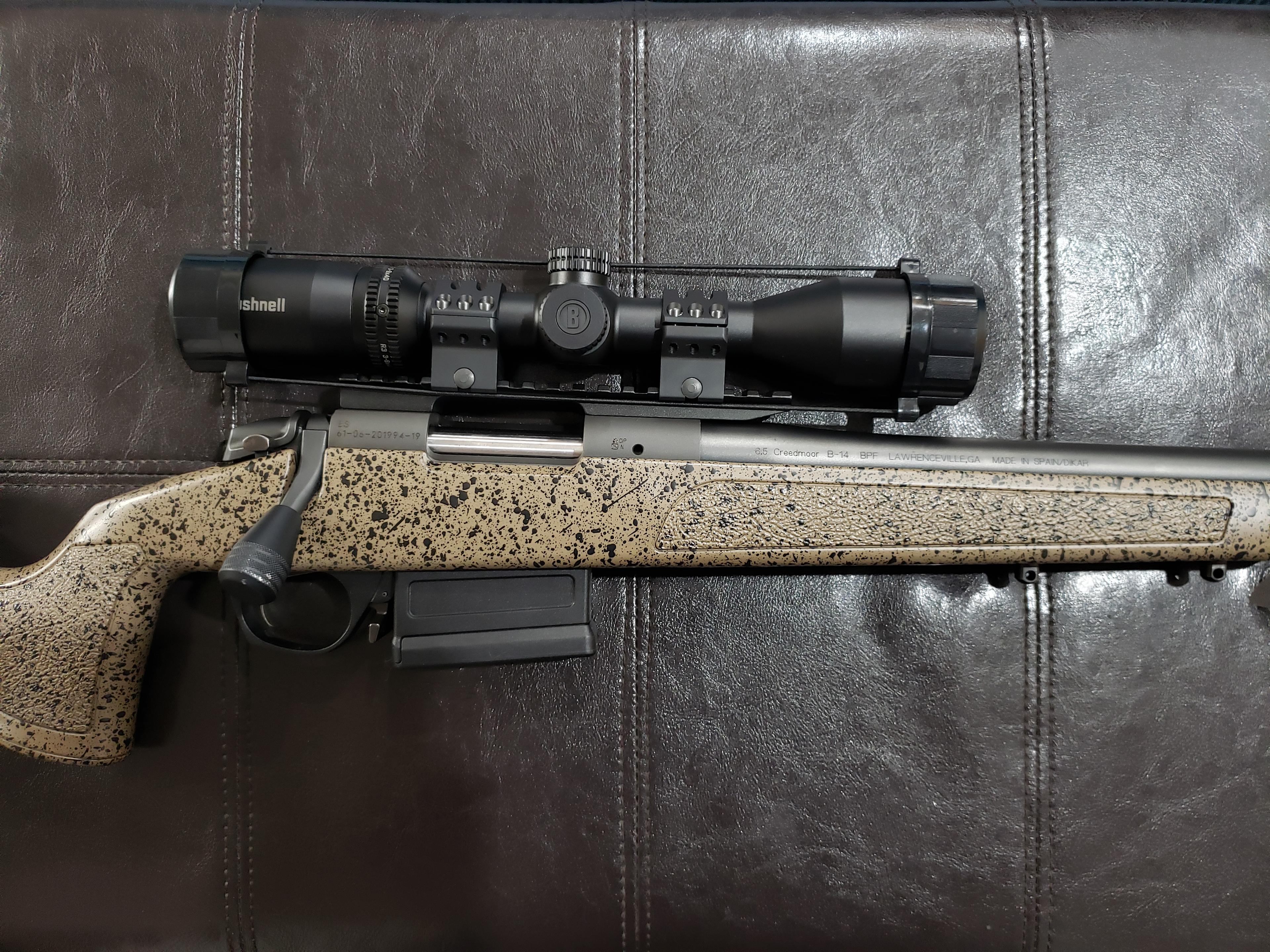 Photo of Bergara B-14 HMR 6.5 Creedmoor w/ Bushnell 3-9×40 Scope