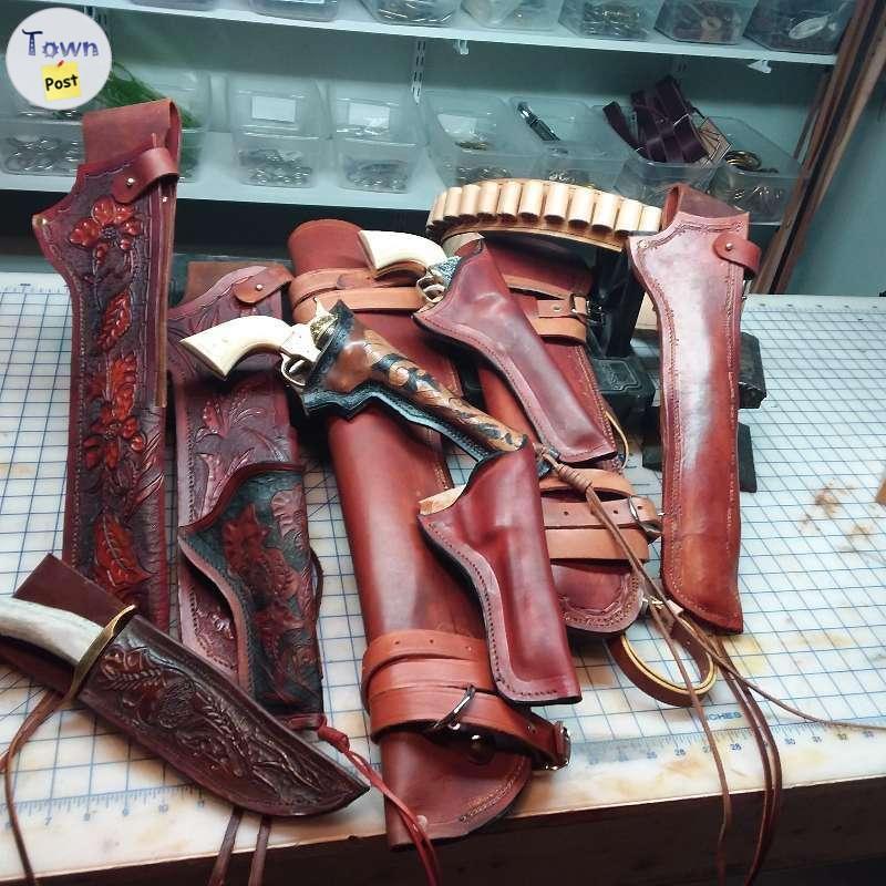 Photo of If you dream it I can make it Custom leather work lots of new. products