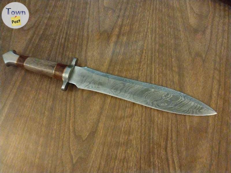 Photo of Handmade Damascus Steel 16.00 Inches Dagger Knife NEW $200