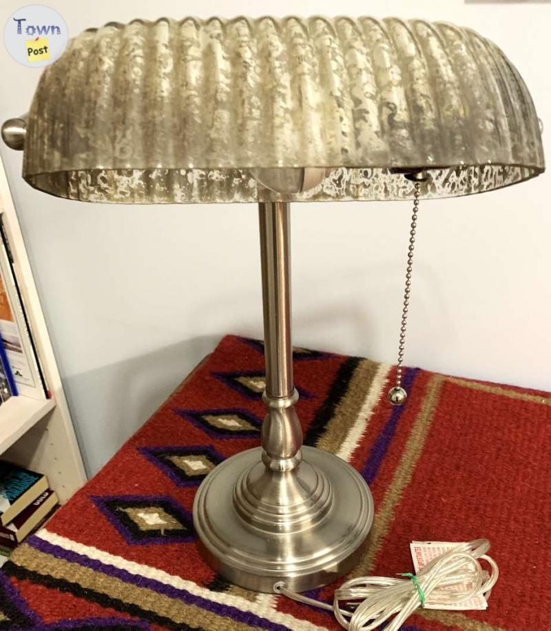 Photo of BRUSHED METAL DESK LAMP